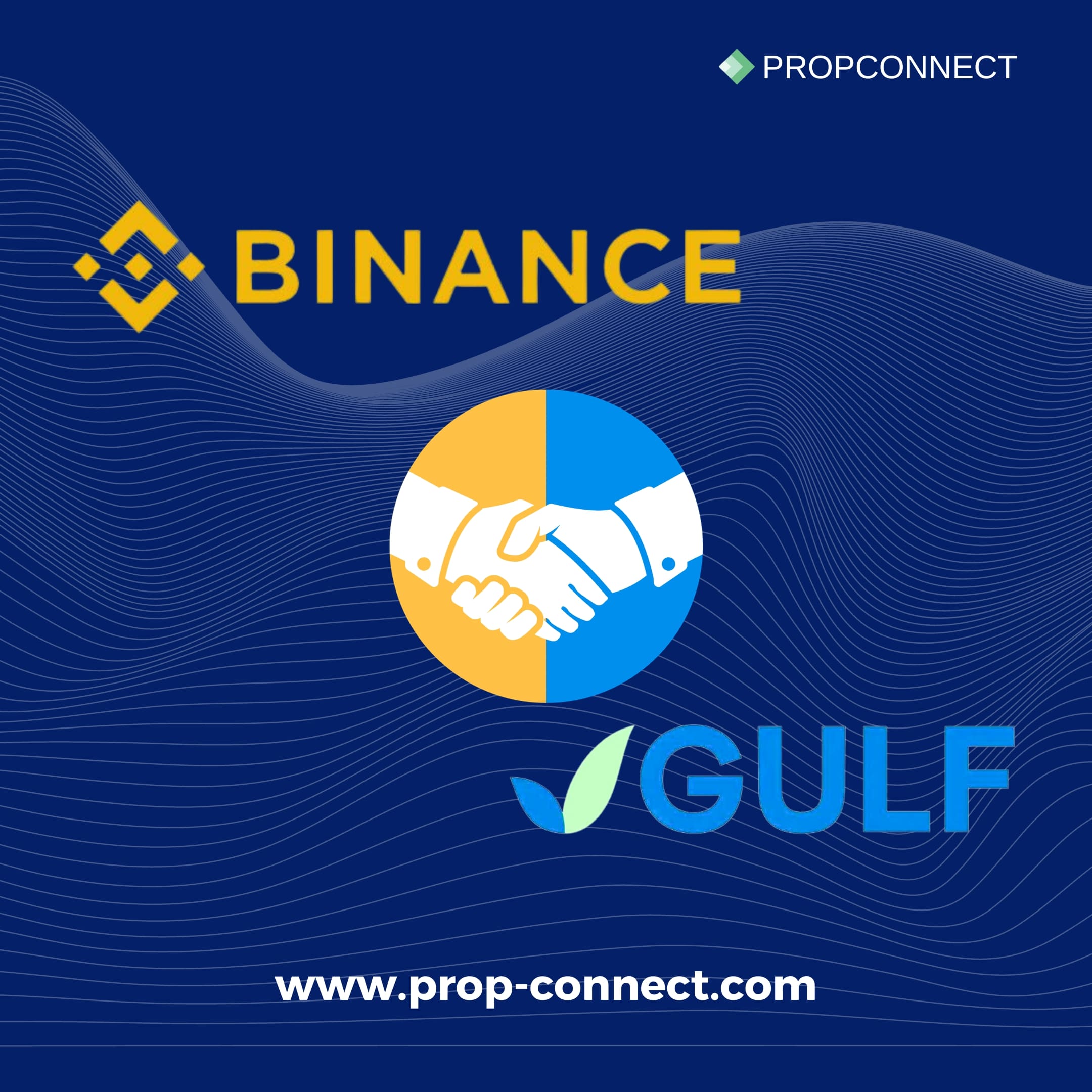 Binance and Gulf Energy collaboration.  