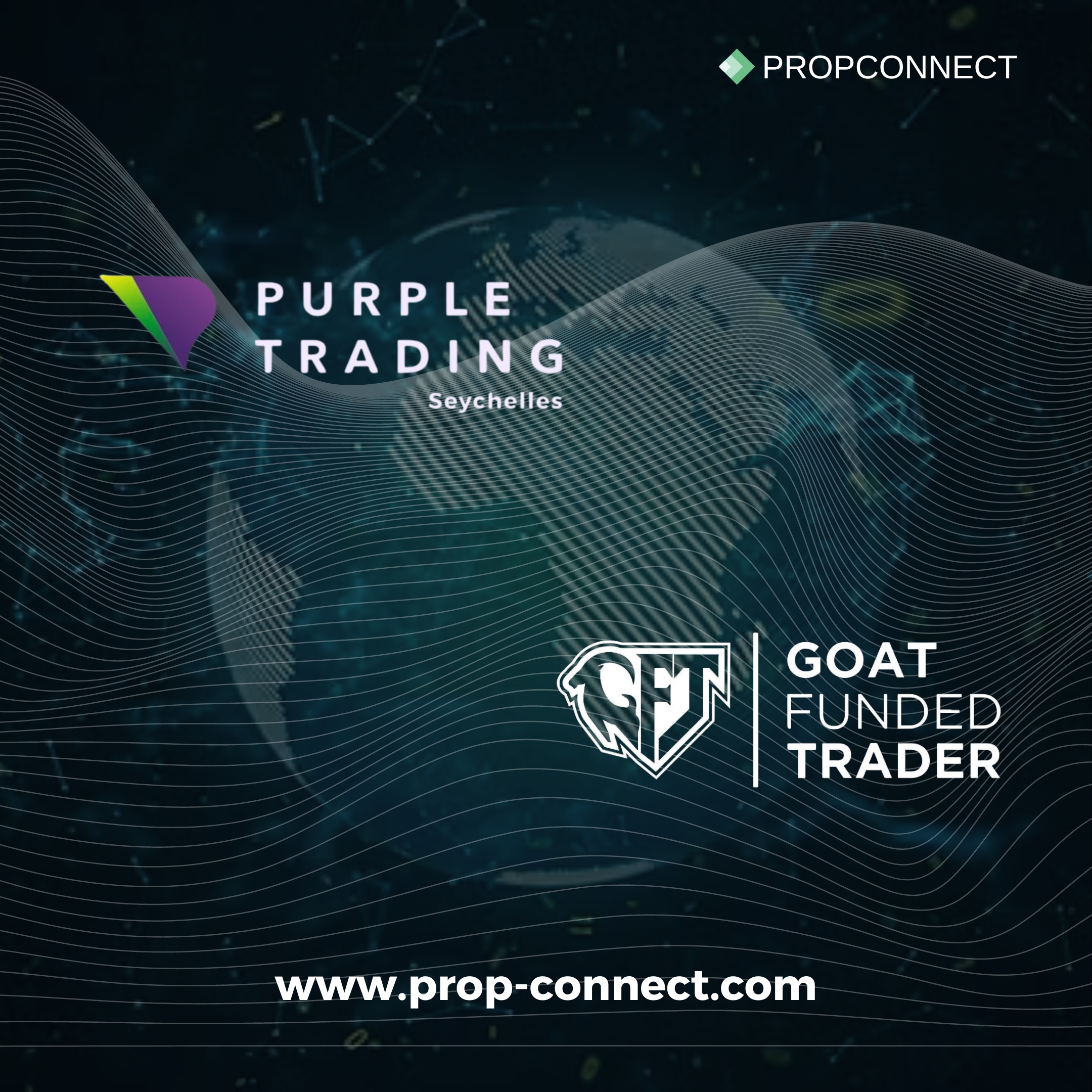 The Goat Funded Trader and Purple Trading SC Have Announced A Partnership